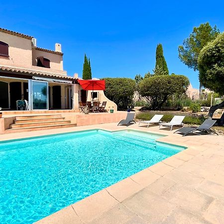 Charming French Riviera Villa // Pool, Seaview, Ac, 9Pax // Saint-Raphaël Buitenkant foto